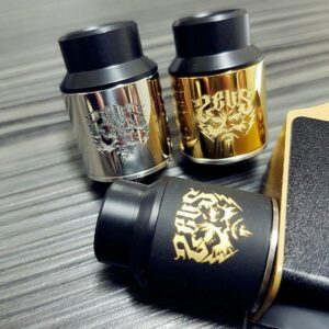 菲律賓 正品 ZEUS RDA 22MM 宙斯 速度底座 中下進氣孔 黑地斯 霧化器